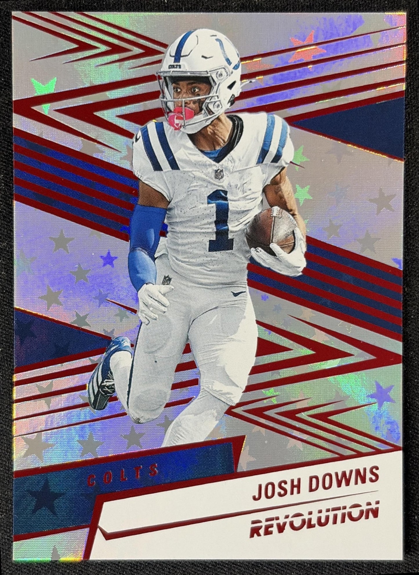 Josh Downs 2025 Panini Revolution Red Astro Colts