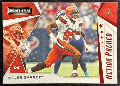 Myles Garrett 2019 Panini Rookies & Stars Action Packed Browns