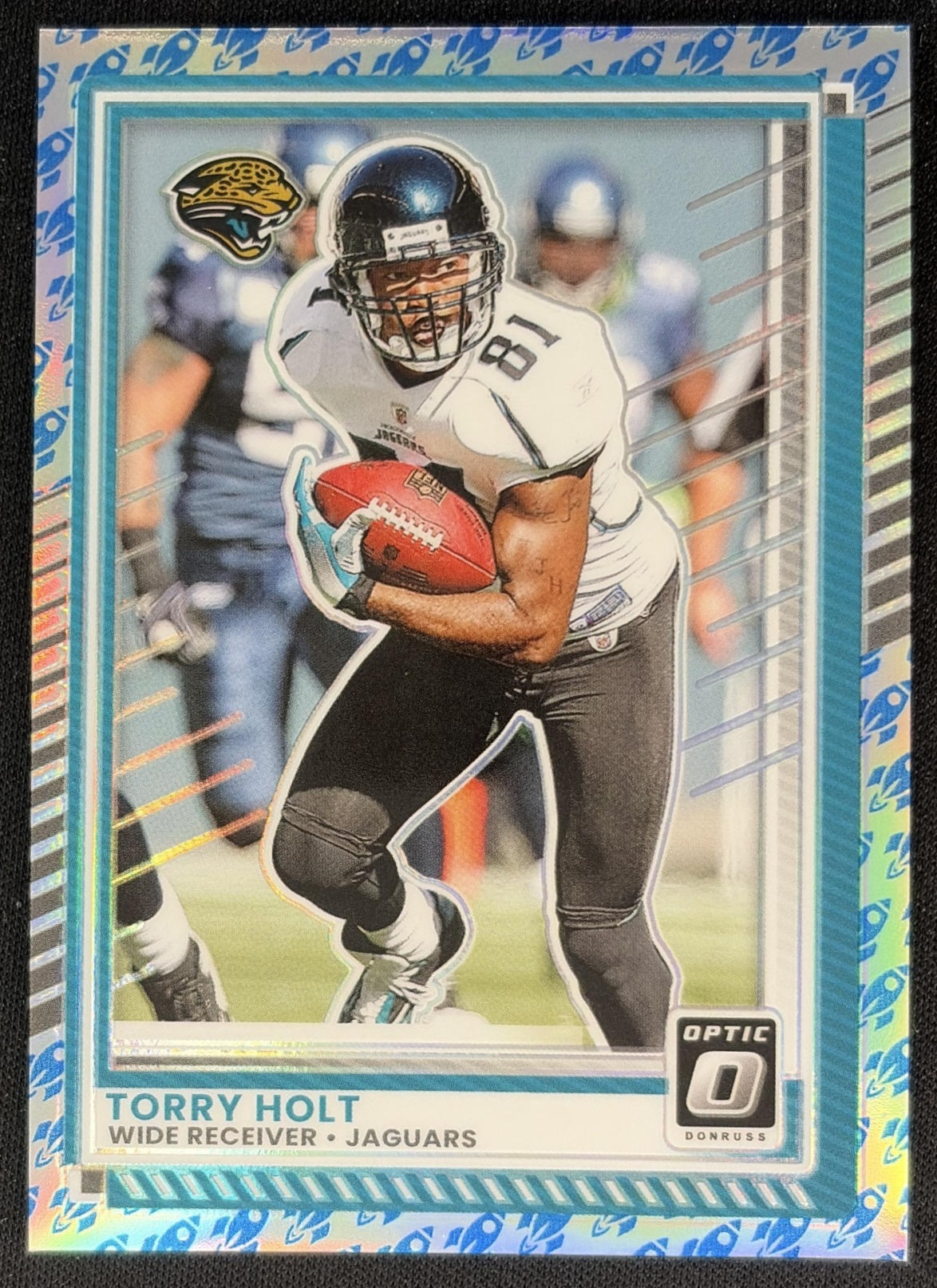 Torry Holt 2025 Panini Donruss Optic Rocket Prizm Jaguars Sports Trading Card
