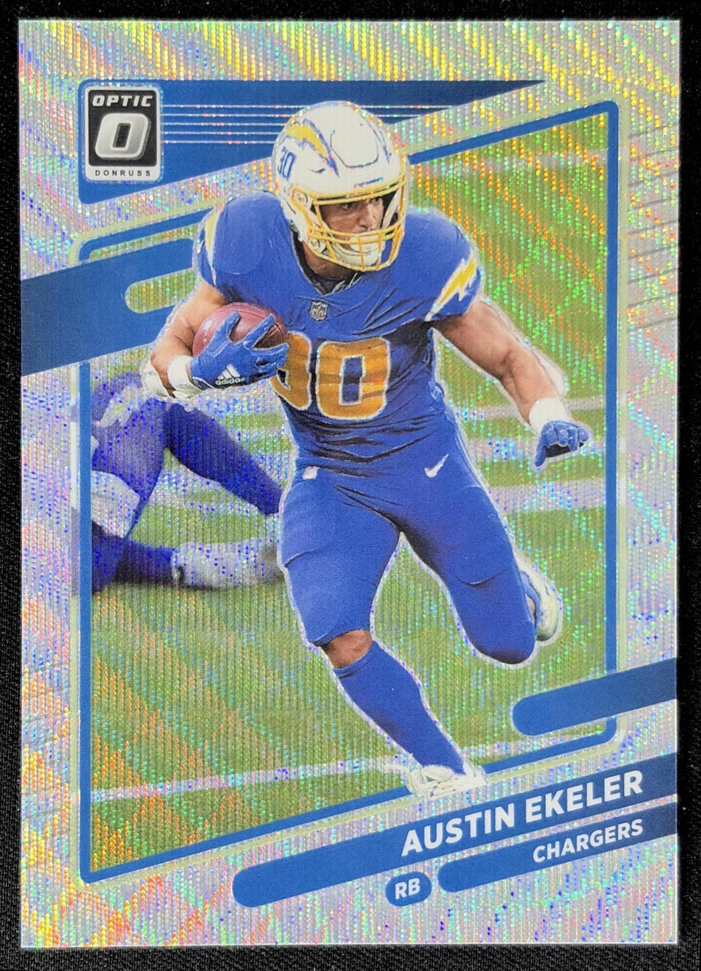 Austin Ekeler 2021 Panini Donruss Optic Wave /299 Chargers