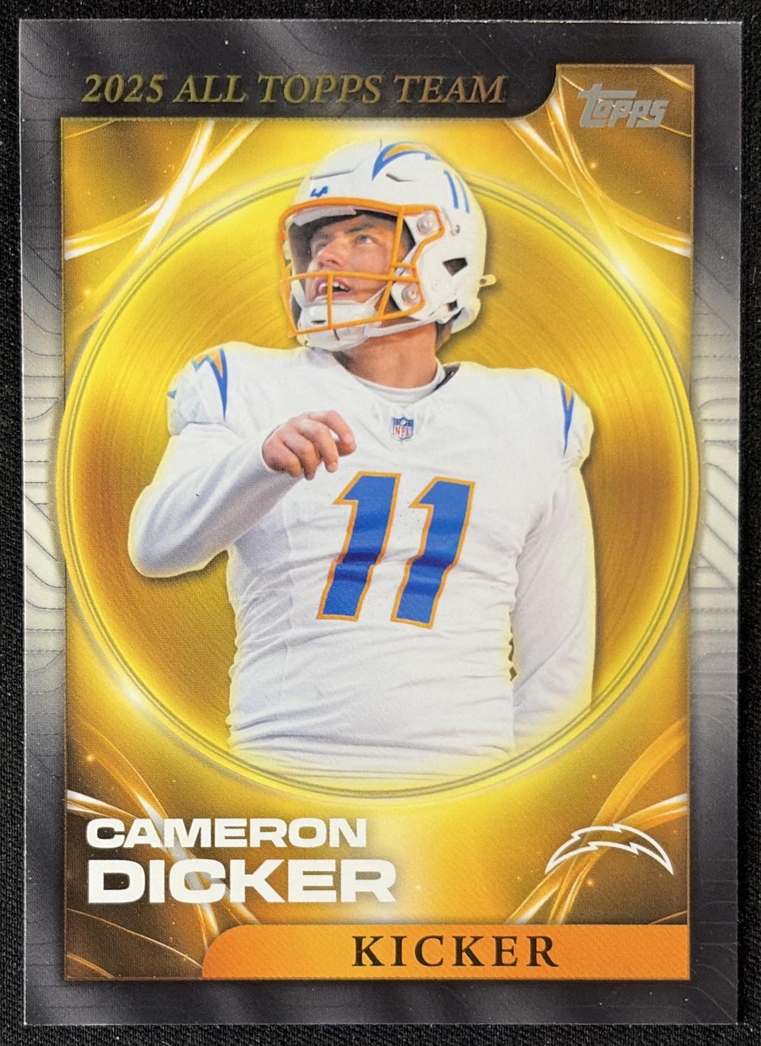 Cameron Dicker 2026 Topps 2025 All-Topps Team Chargers front