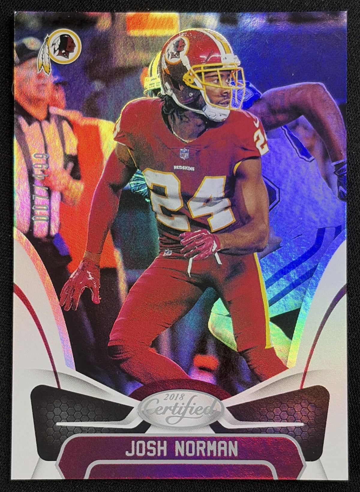 Josh Norman 2018 Panini Certified Mirror Silver /499 Redskins Sports Trading Card