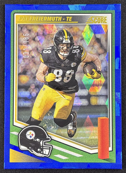 Pat Freiermuth 2025 Panini Score Cubic /185 Steelers