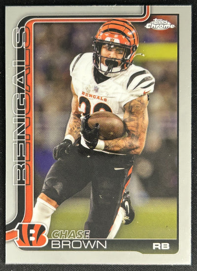 Chase Brown 2025 Topps Chrome Bengals Default Title