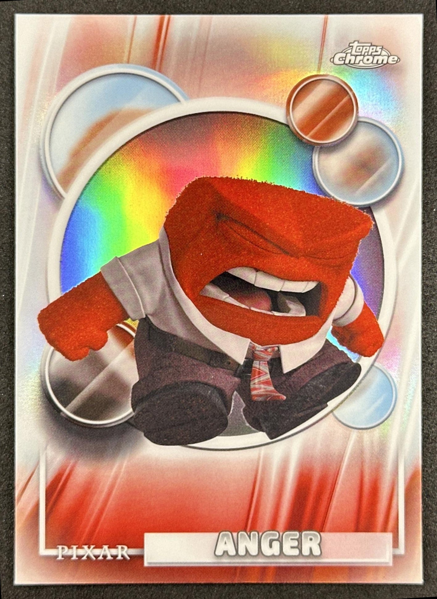 Anger 2026 Topps Chrome Disney Refractor Inside Out Front