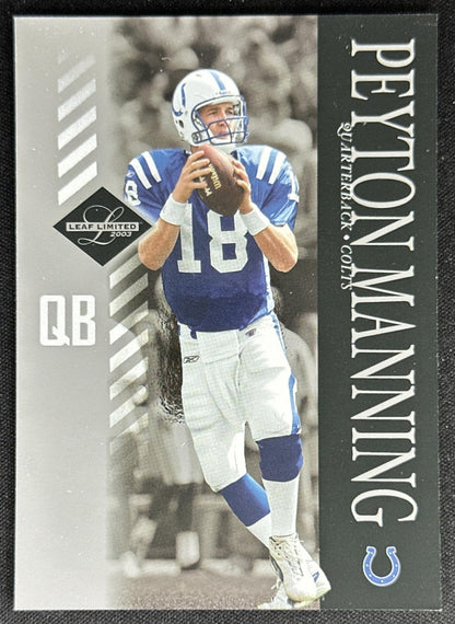 Peyton Manning 2003 Leaf Limited /999 Colts