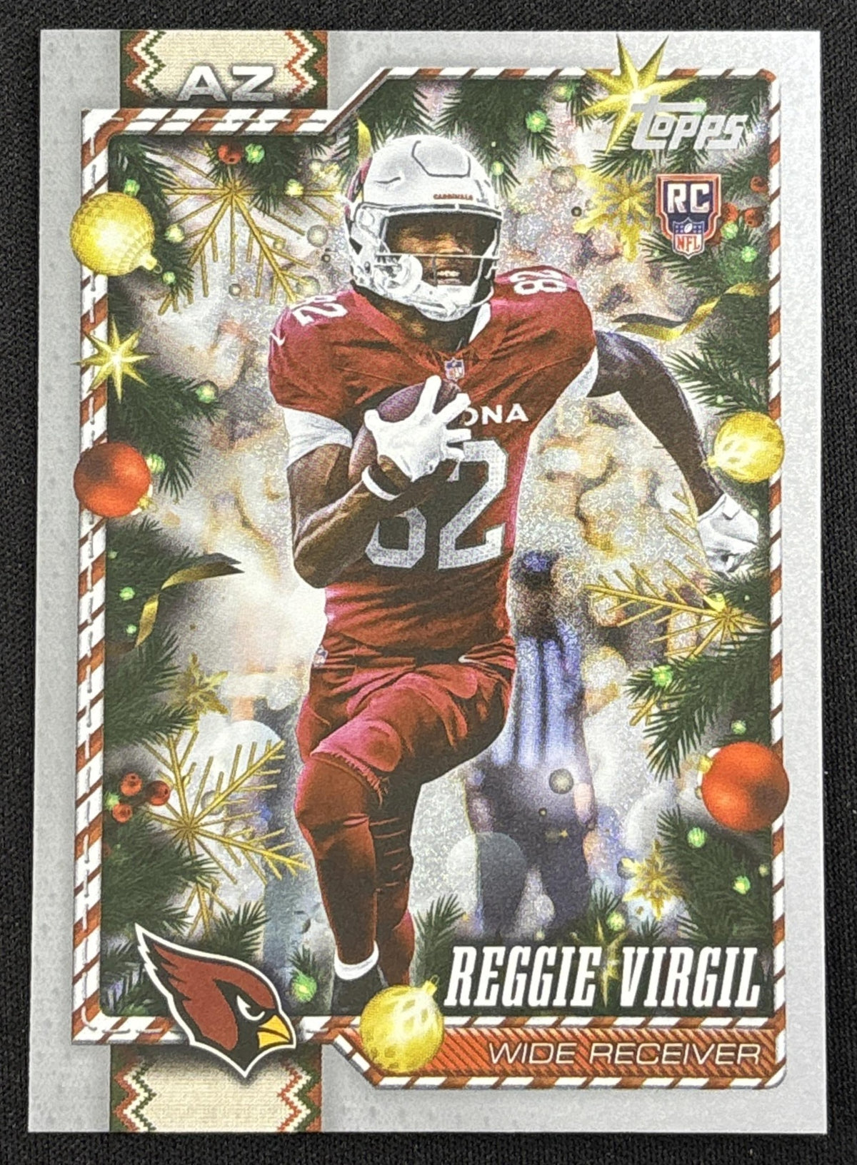Reggie Virgil 2026 Topps Holiday Glitter Cardinals | Arizona Cardinals Sports Trading Card