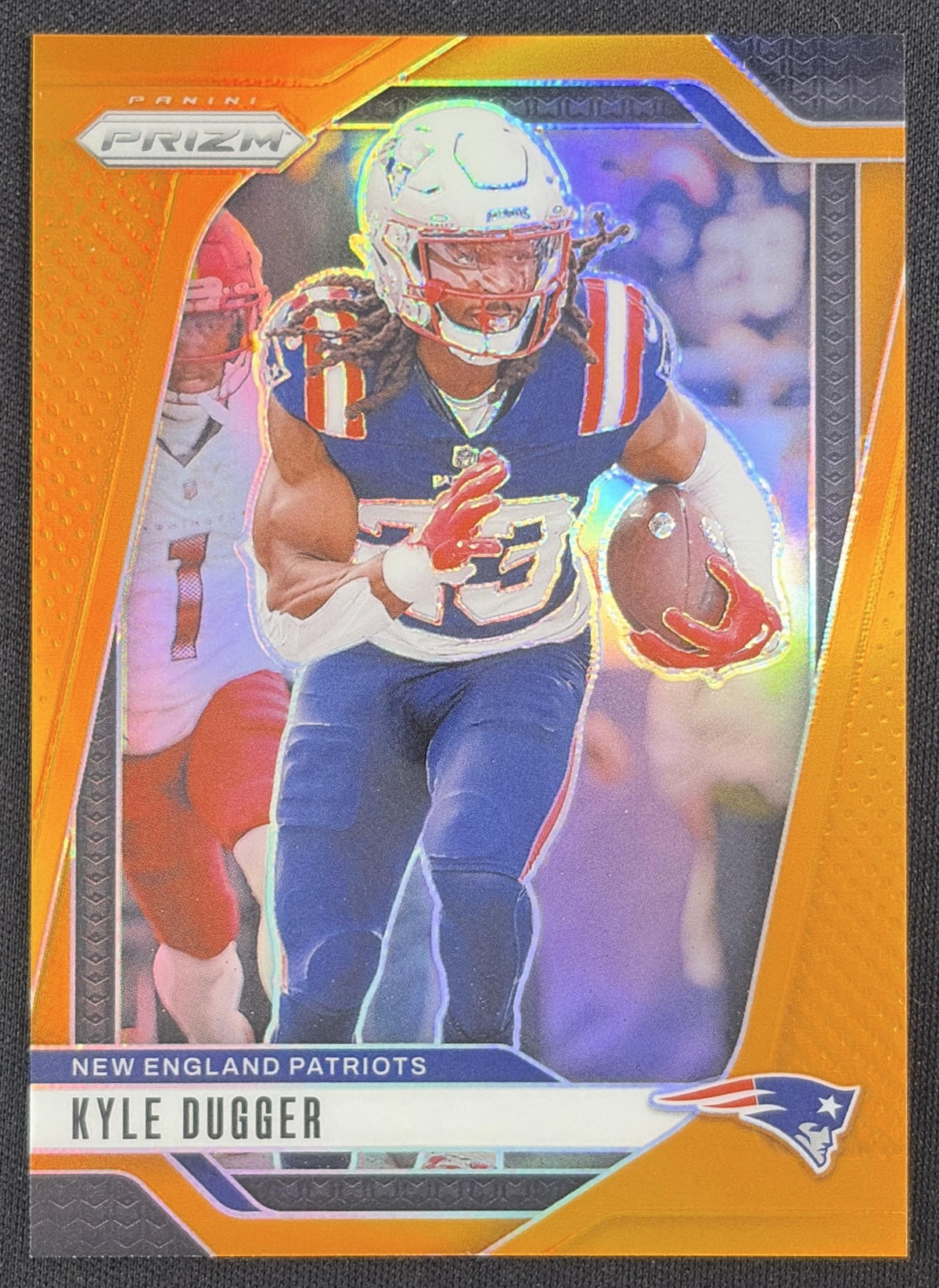Kyle Dugger 2024 Panini Prizm Orange /249 Patriots