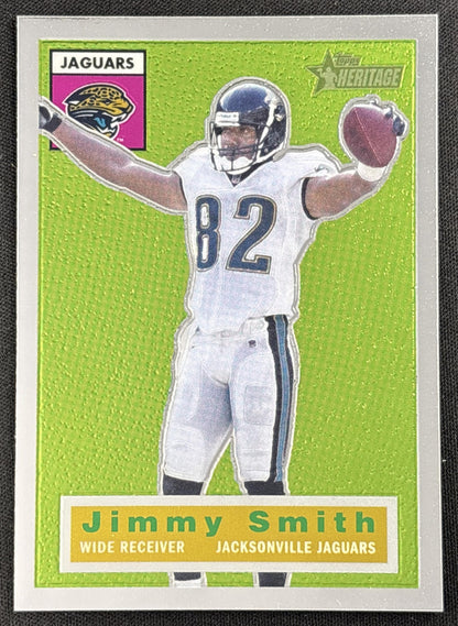 Jimmy Smith 2001 Topps Heritage Retrofractor /556 Jaguars Sports Trading Card