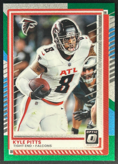 Kyle Pitts 2025 Donruss Optic Jazz Prizm Falcons - Front