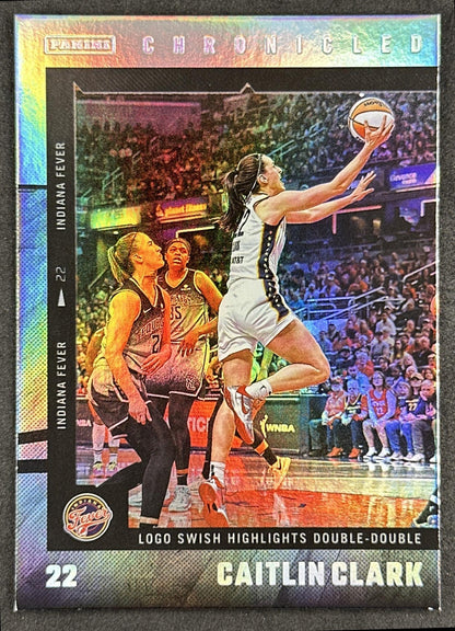 Caitlin Clark 2025 Panini Chronicled WNBA Holo Fever 26 Indiana Fever