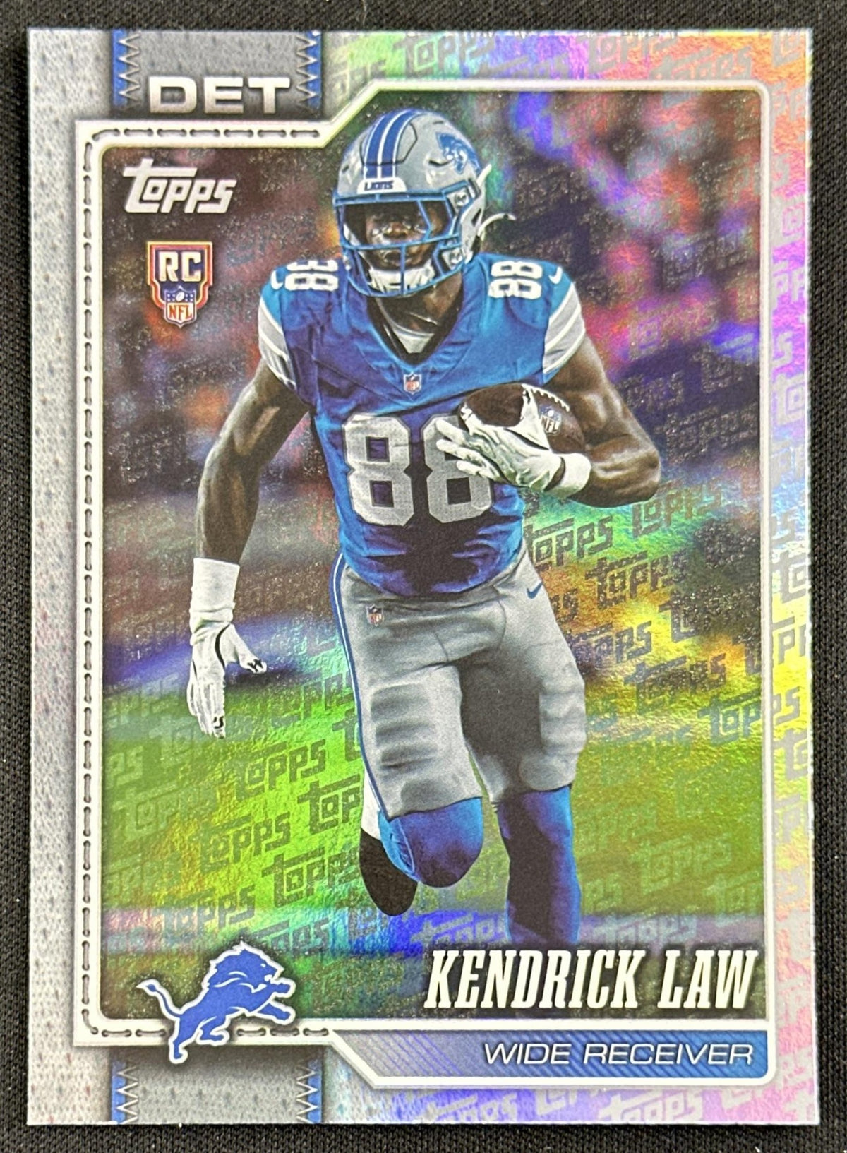 Kendrick Law 2026 Topps Flagship Fanatics Foil Lions