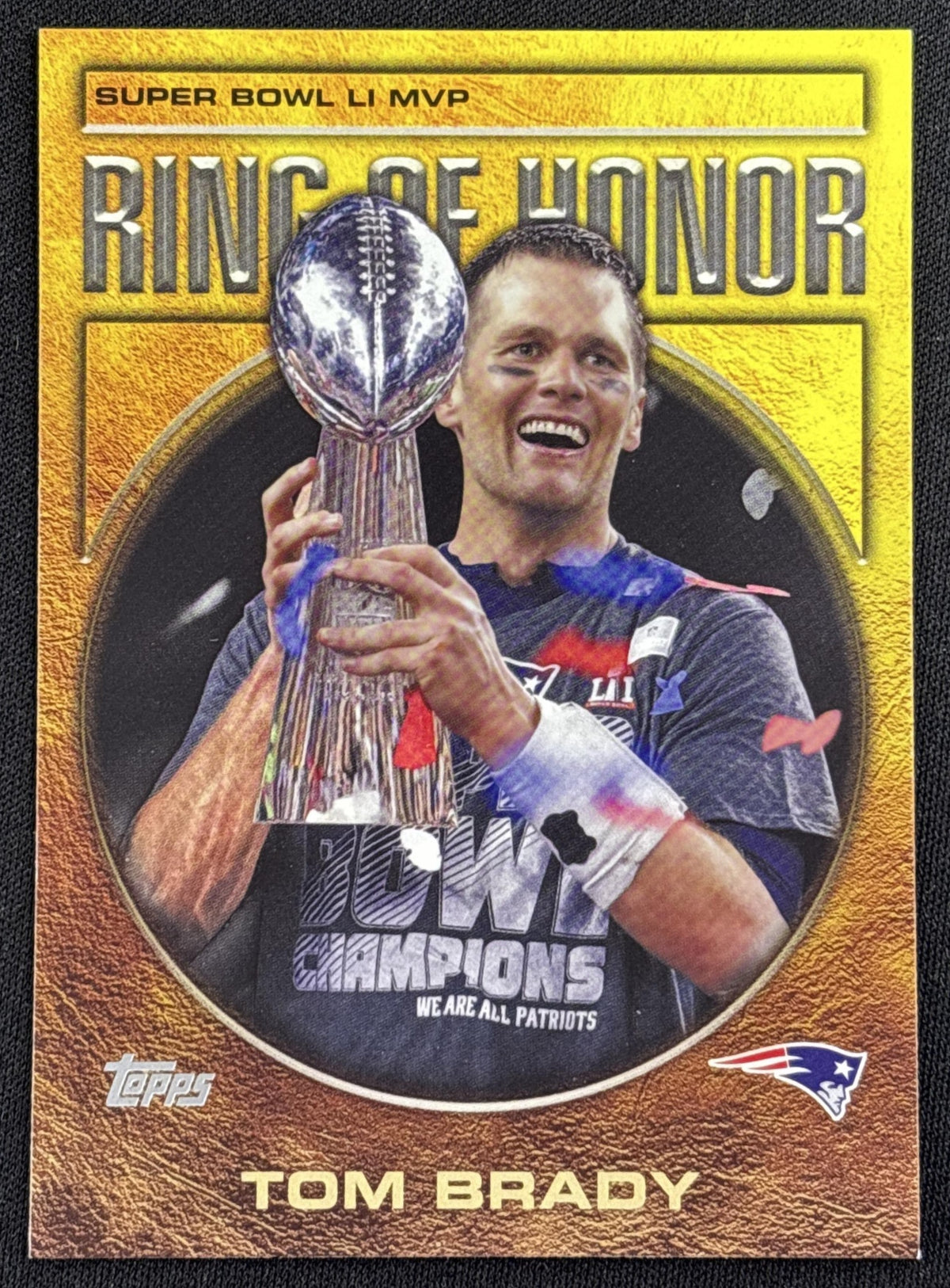 Tom Brady 2026 Topps Ring of Honor Patriots New England Patriots