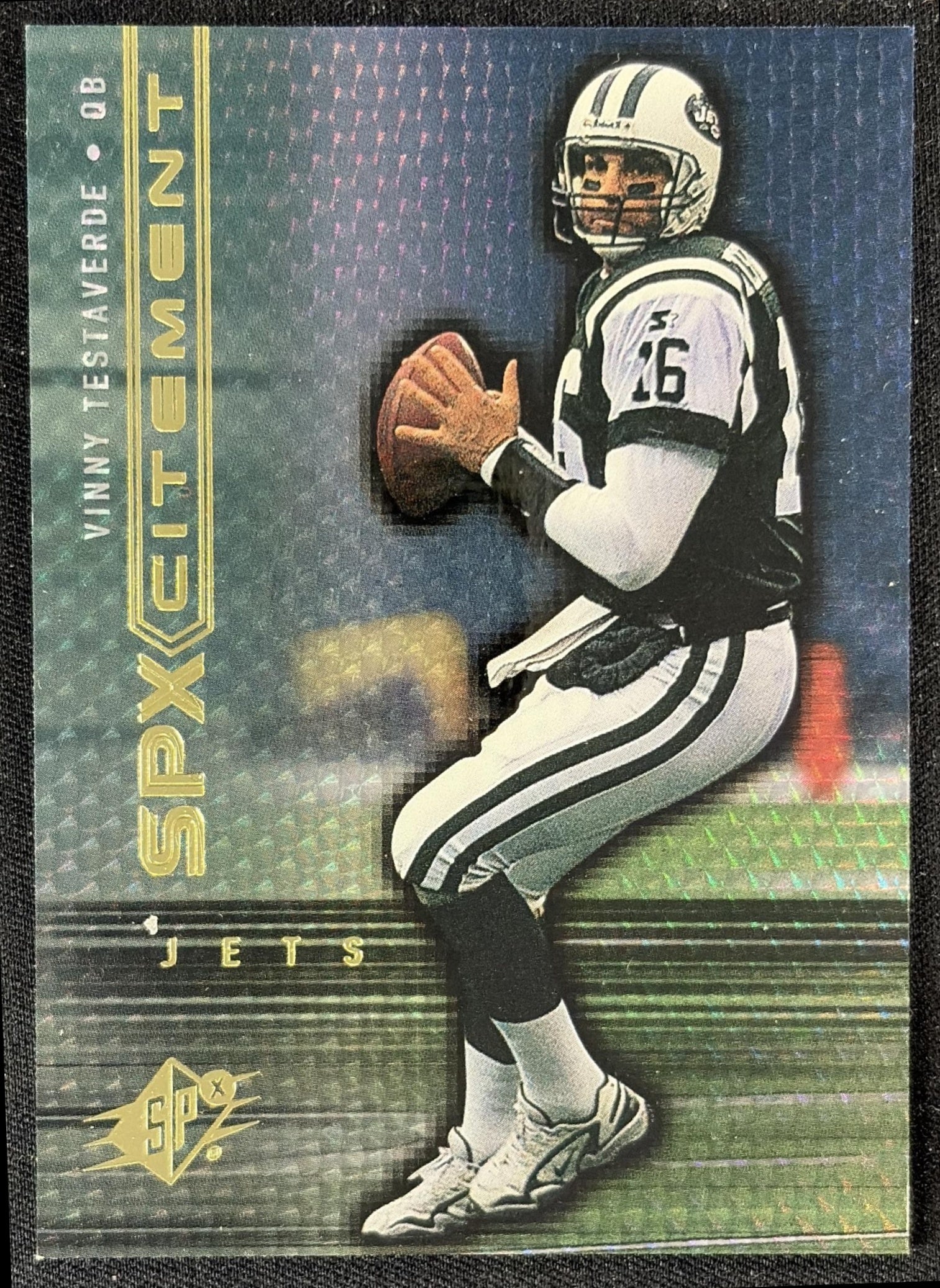 Vinny Testaverde 1999 SPx SPxcitement Jets