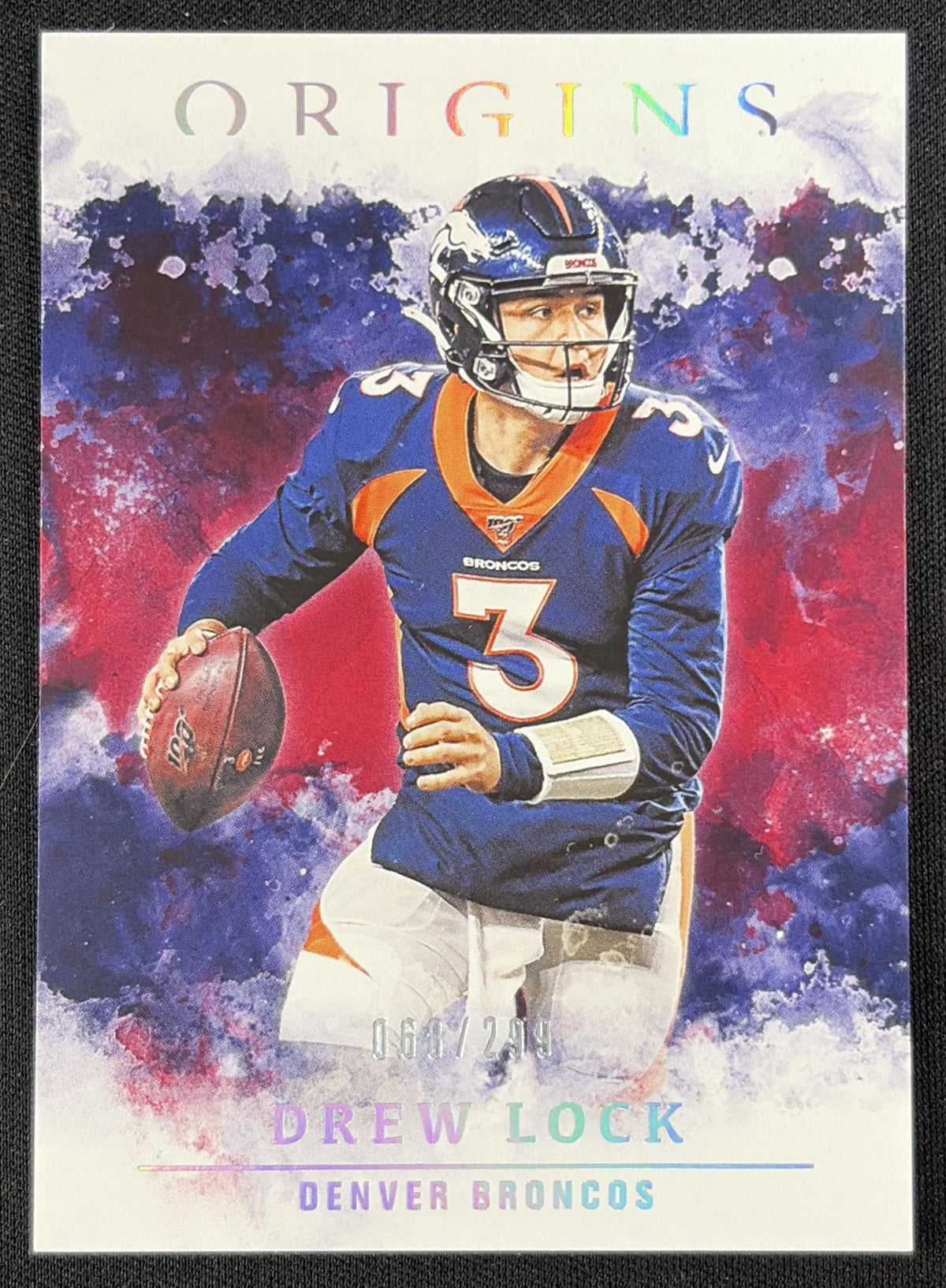 Drew Lock 2020 Panini Origins Red /299 Broncos