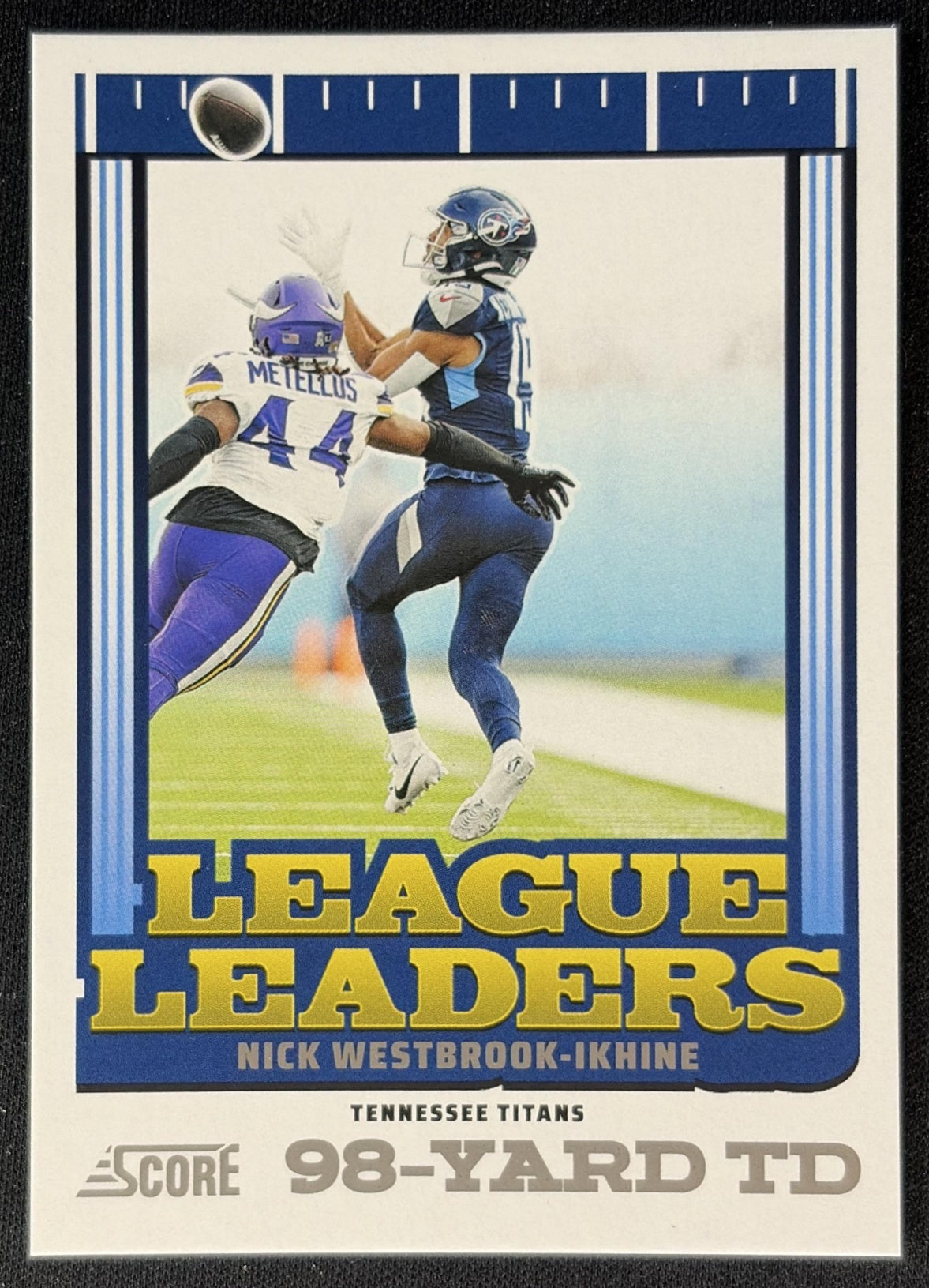 Nick Westbrook-Ikhine 2025 Panini Score League Leaders Titans Front