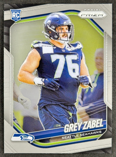 Grey Zabel 2025 Prizm Seahawks Default Title Sports Trading Cards