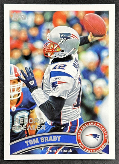 Tom Brady 2011 Topps Record Breaker Patriots