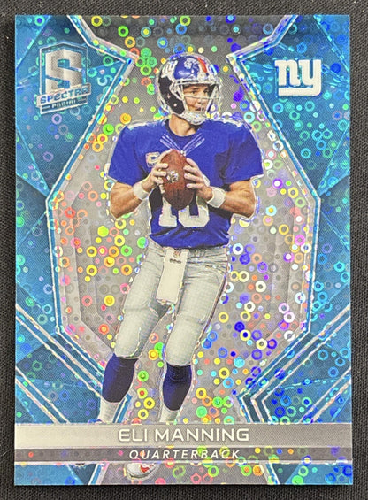 Eli Manning 2017 Panini Spectra Neon Blue /50 Giants