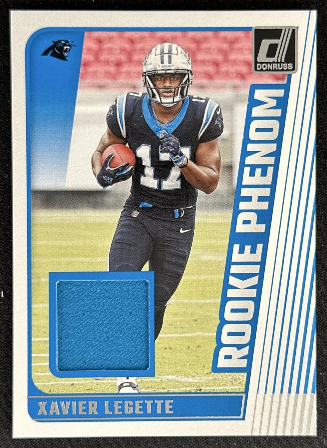 Xavier Legette 2024 Panini Donruss Rookie Phenom Jerseys Panthers