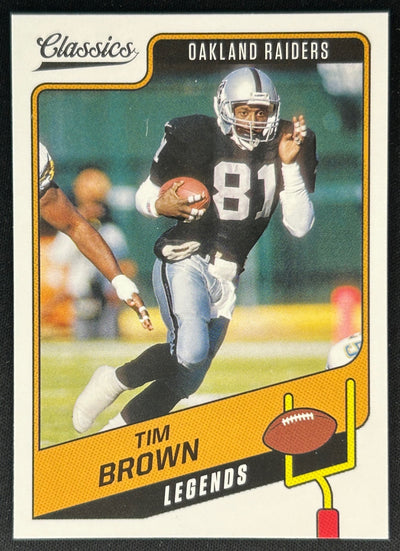 Tim Brown 2021 Panini Classics Raiders Sports Trading Cards