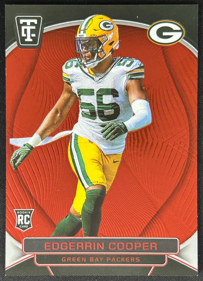 Edgerrin Cooper 2024 Totally Certified Rookies Mirror Red /249 Packers sports trading card