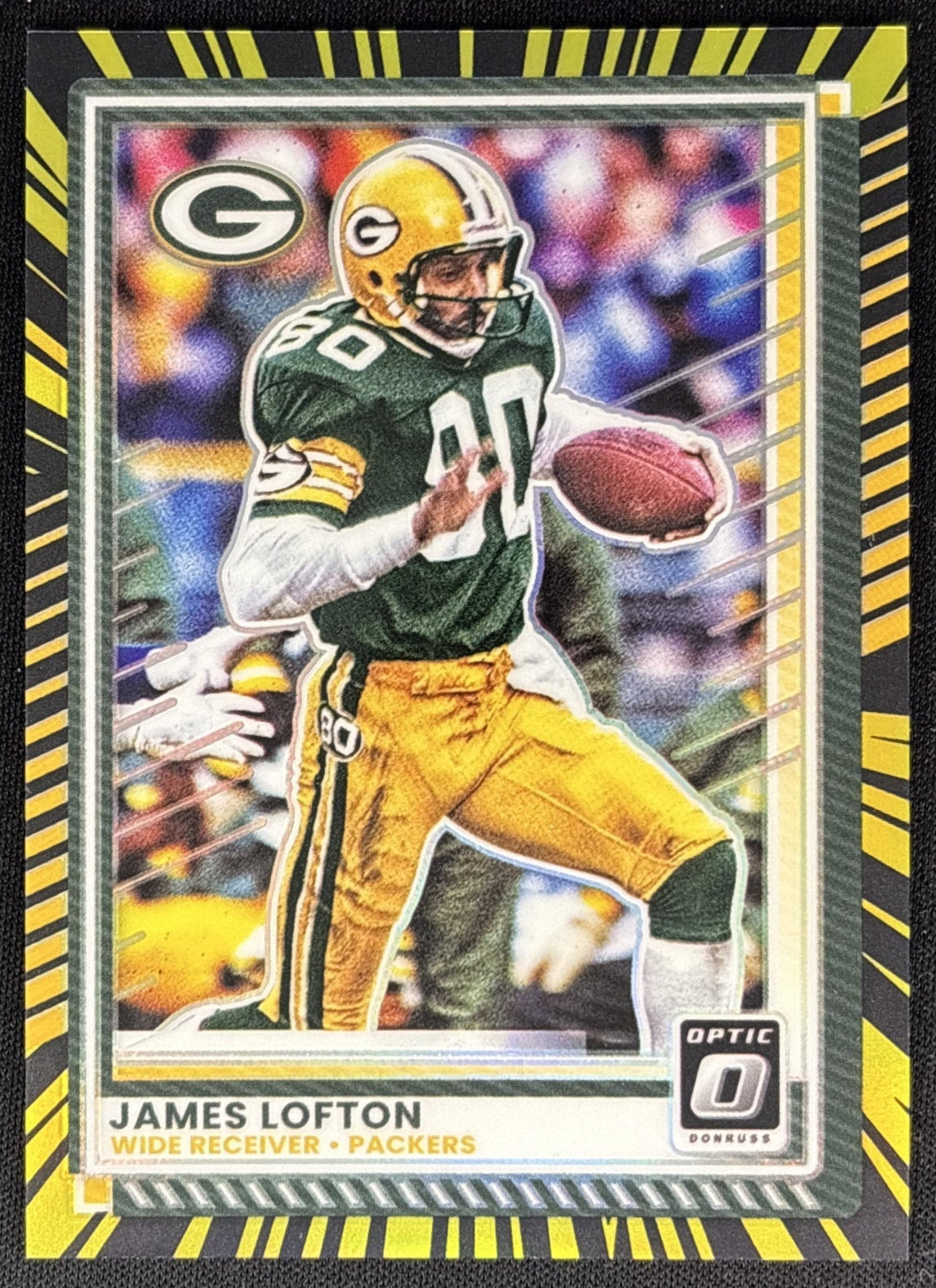 James Lofton 2025 Panini Donruss Optic Electricity Prizm /75 Packers Default Title Sports Trading Card