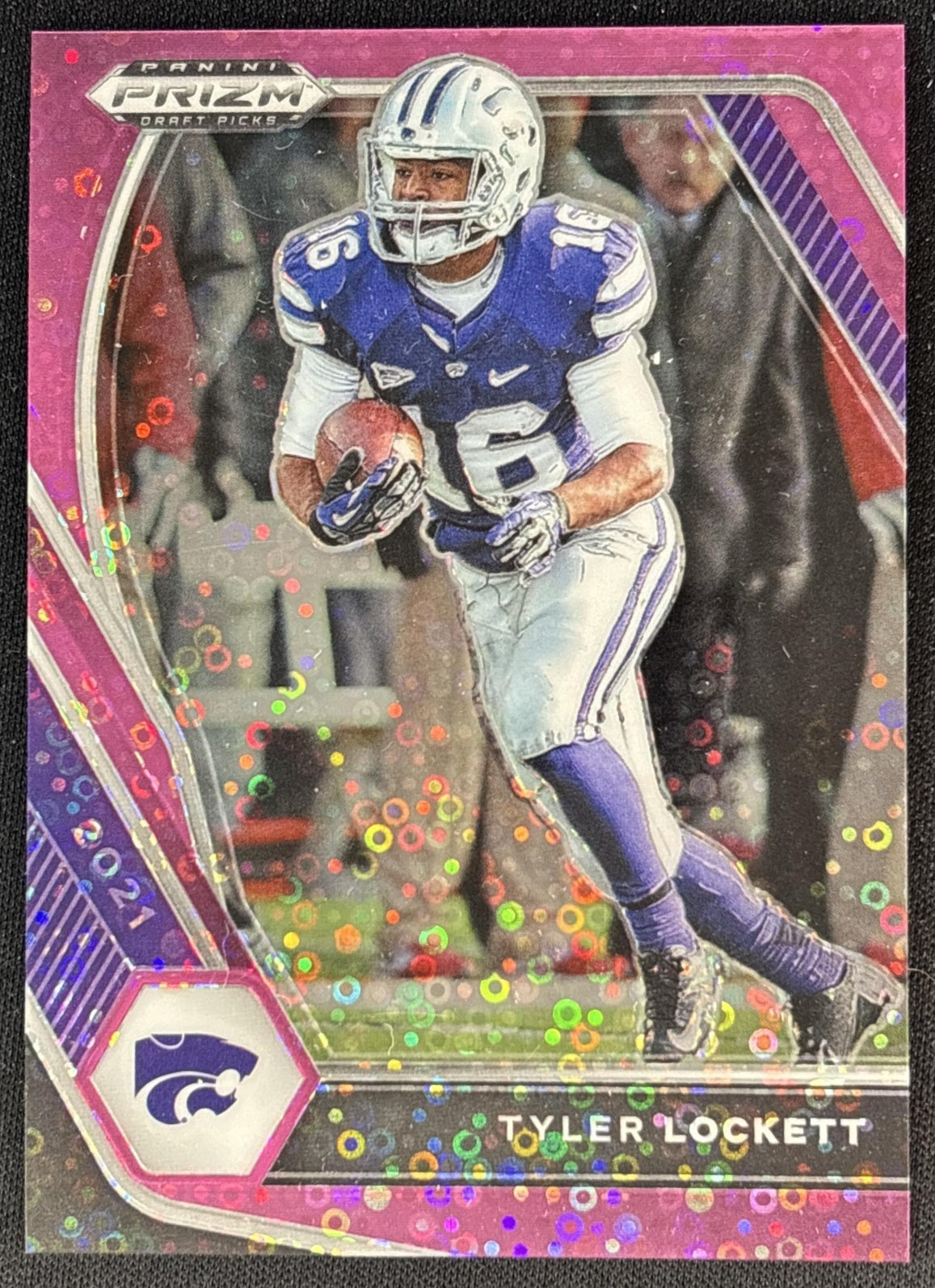 Tyler Lockett 2021 Panini Prizm Draft Picks Collegiate Pink Circles /20 Wildcats Sports Trading Card
