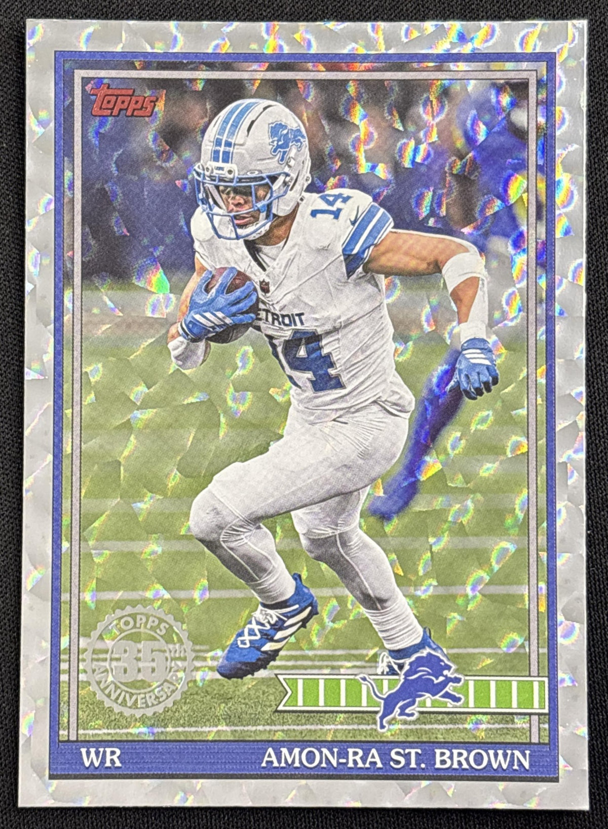 Amon-Ra St. Brown 2026 Topps 1991 Crackle Foil Lions Detroit Lions
