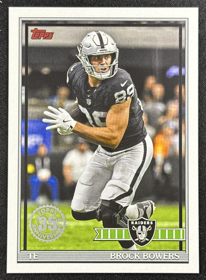 Brock Bowers 2026 Topps Flagship 1991 Raiders