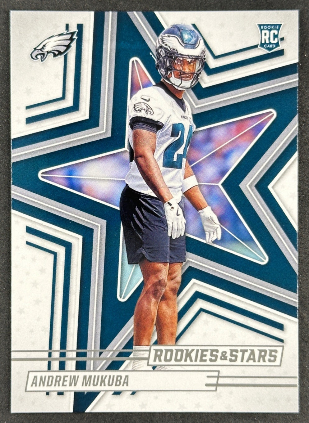 Andrew Mukuba 2025 Rookies & Stars Eagles Default Title Football Cards