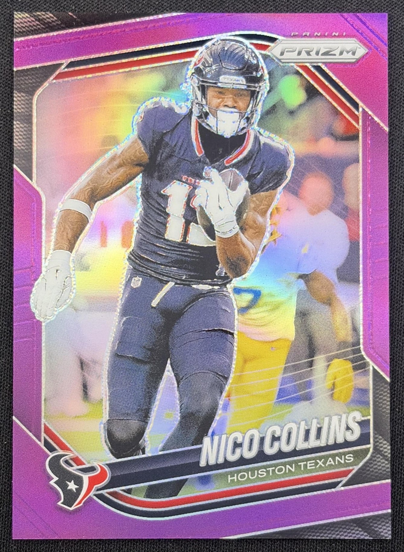 Nico Collins 2025 Panini Prizm Purple /125 Texans