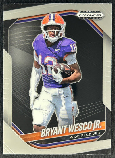 Bryant Wesco Jr. 2025 Prizm Black Prospects Sports Trading Cards