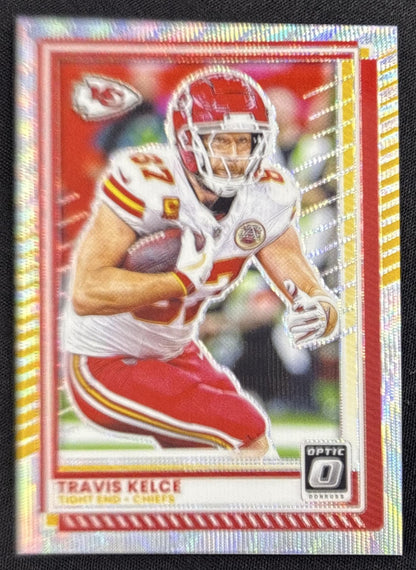 Travis Kelce 2025 Panini Donruss Optic Wave Prizm /300 Chiefs