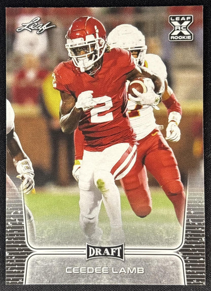 CeeDee Lamb 2020 Leaf Draft Sooners Sports Trading Cards