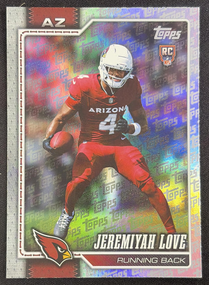 Jeremiyah Love 2026 Topps Fanatics Foil Cardinals Arizona Cardinals Sports Trading Card