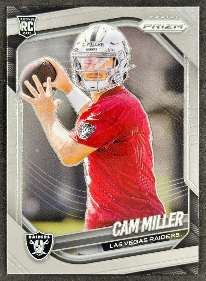 Cam Miller 2025 Prizm Raiders