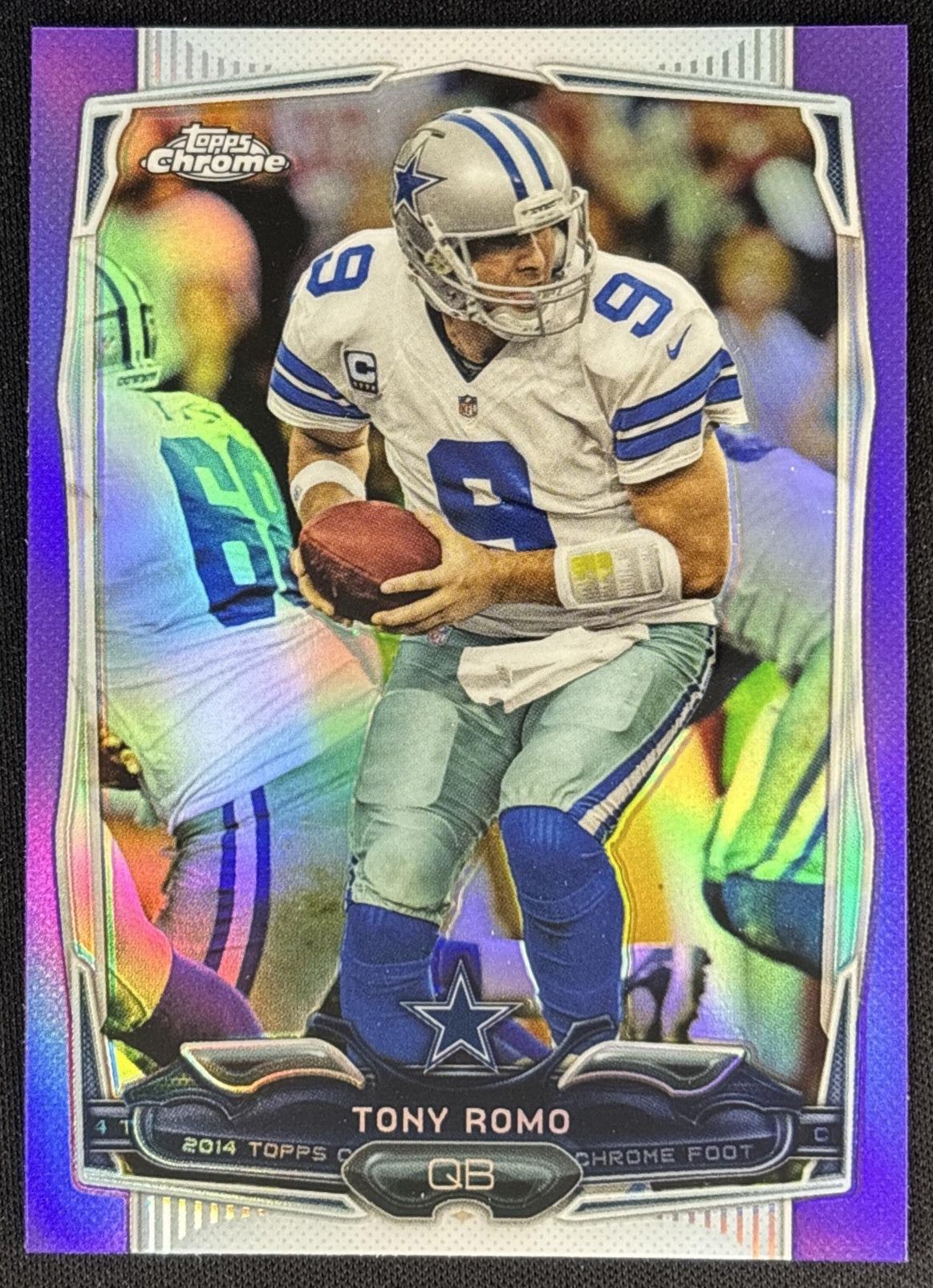 Tony Romo 2014 Topps Chrome Purple Refractor Cowboys