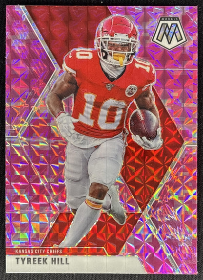 Tyreek Hill 2020 Panini Mosaic Prizm Camo Pink Chiefs Sports Trading Cards