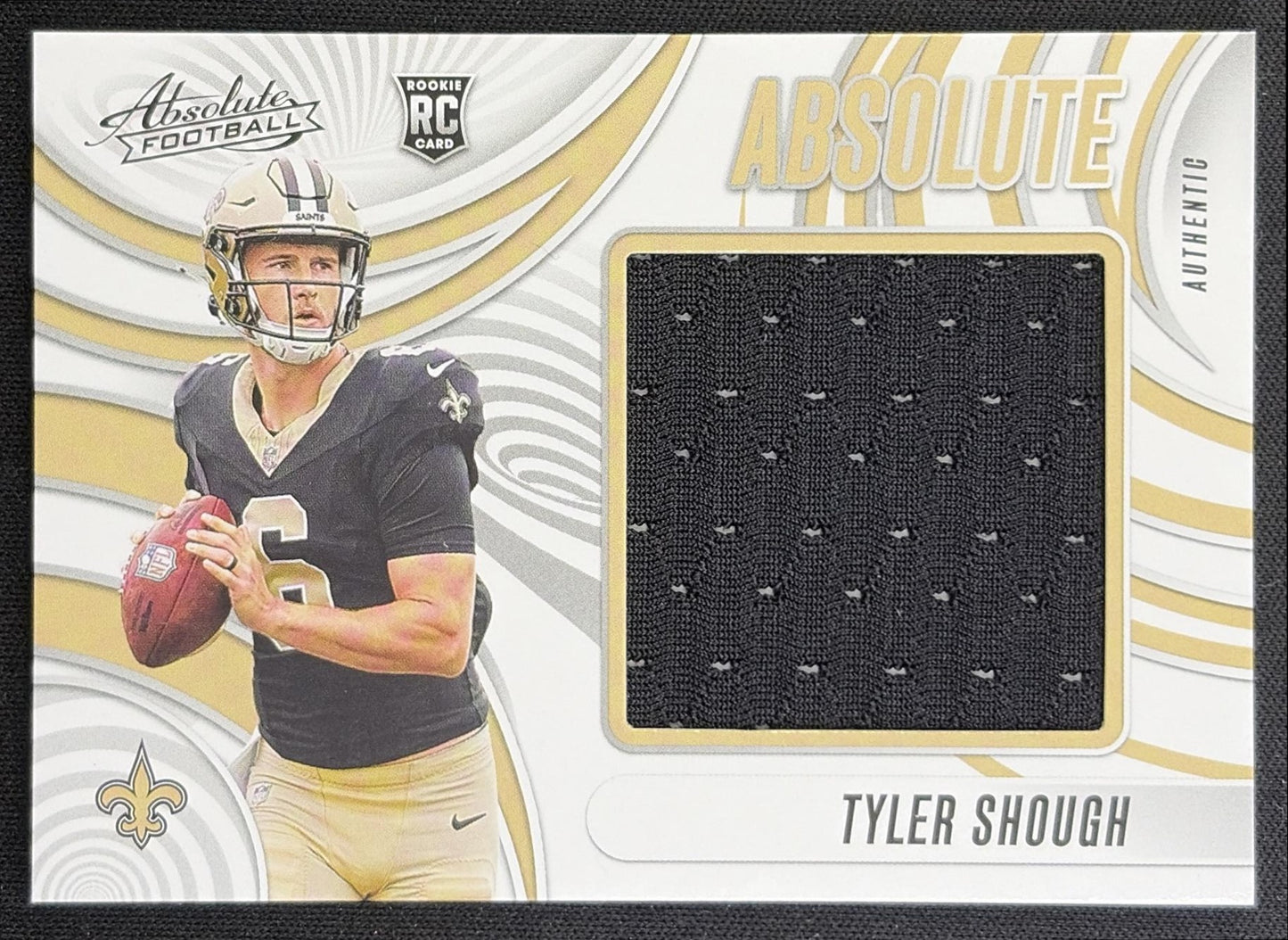 Tyler Shough 2025 Panini Absolute Jumbos Saints New Orleans Saints