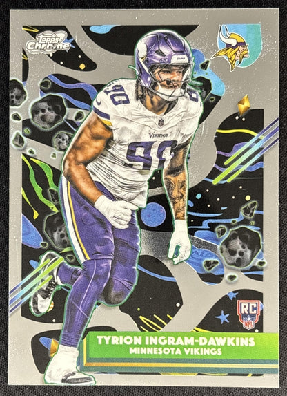 Tyrion Ingram-Dawkins 2025 Topps Cosmic Chrome Vikings