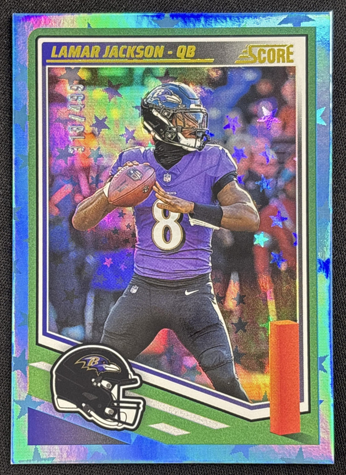 Lamar Jackson 2025 Panini Score Stars /499 Ravens