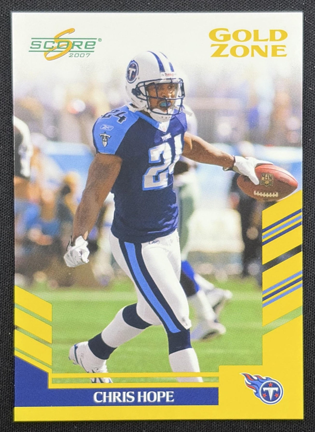 Chris Hope 2007 Score Gold Zone /600 Titans