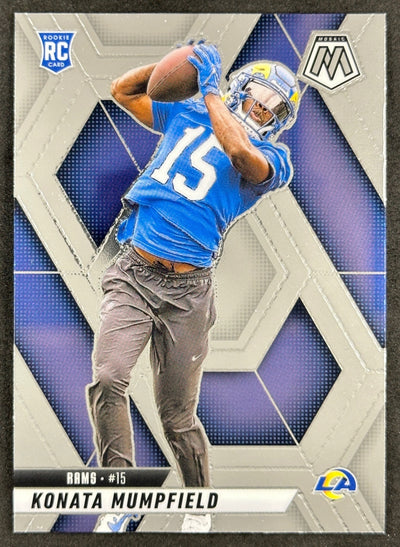 Konata Mumpfield 2025 Mosaic Rookies Rams Sports Trading Card