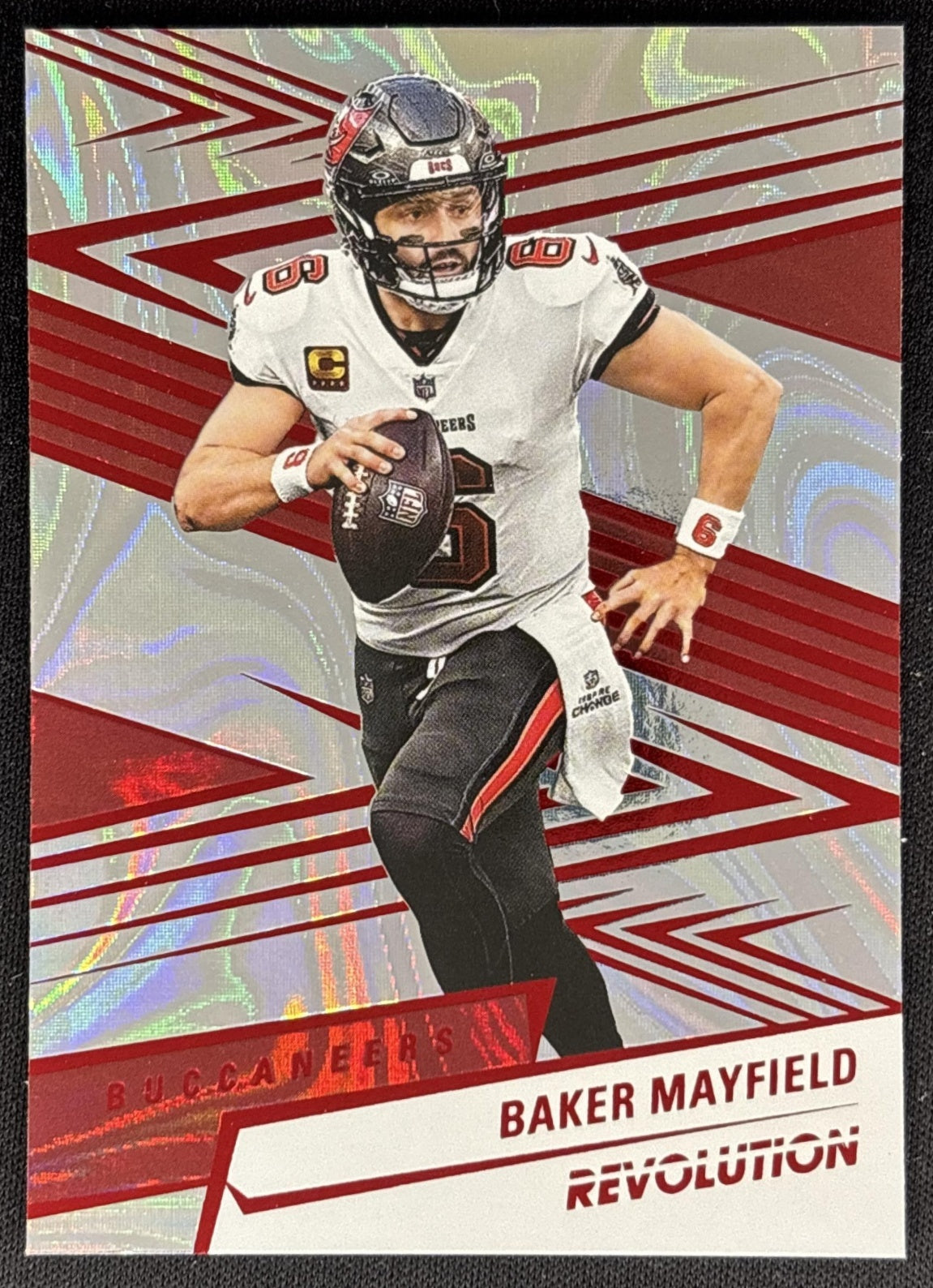 Baker Mayfield 2025 Panini Revolution Red Swirl Buccaneers Default Title Sports Trading Cards