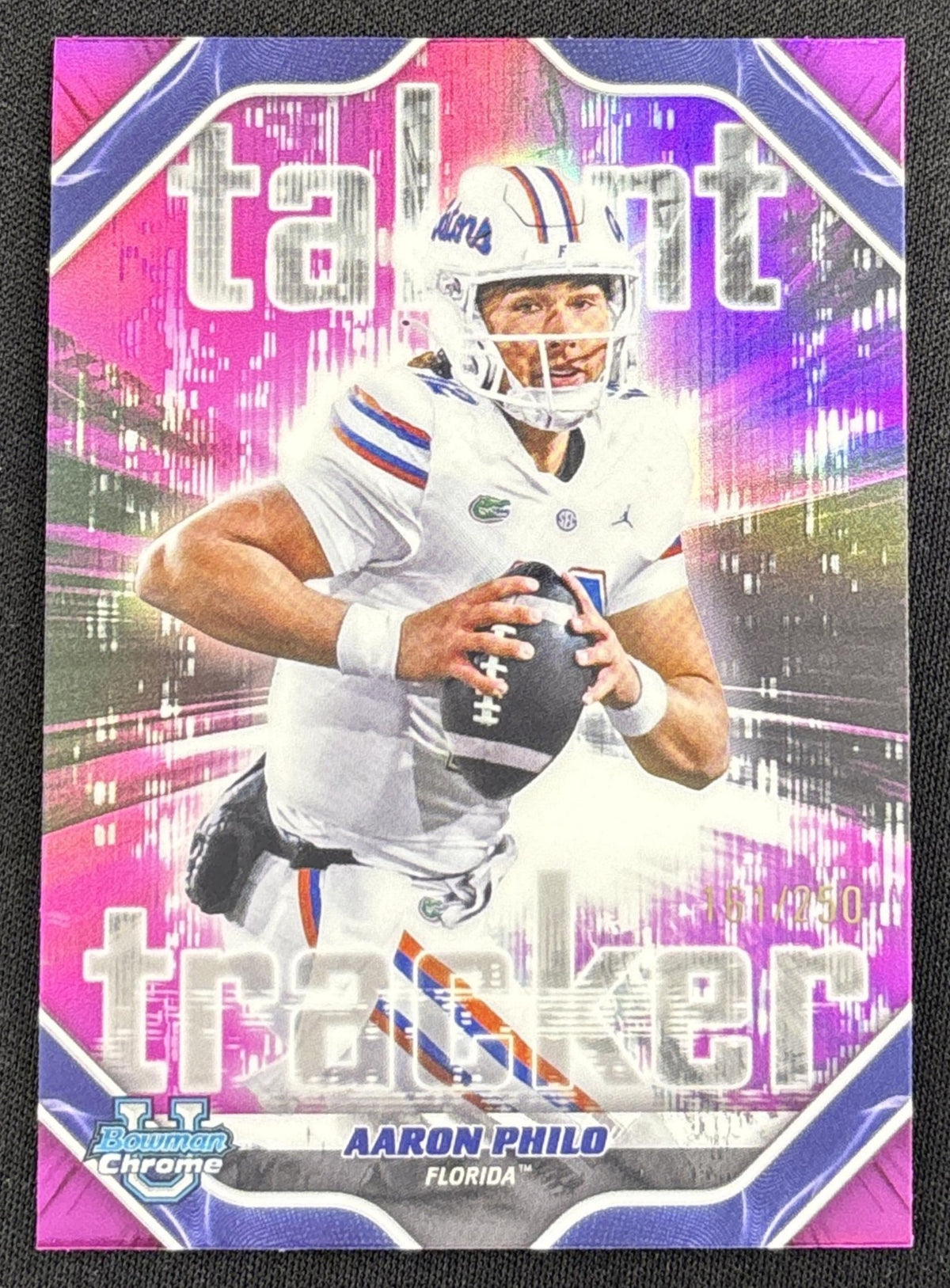 Aaron Philo 2026 Bowman Talent Tracker Pink Refractor /250 Gators Default Title Sports Trading Card
