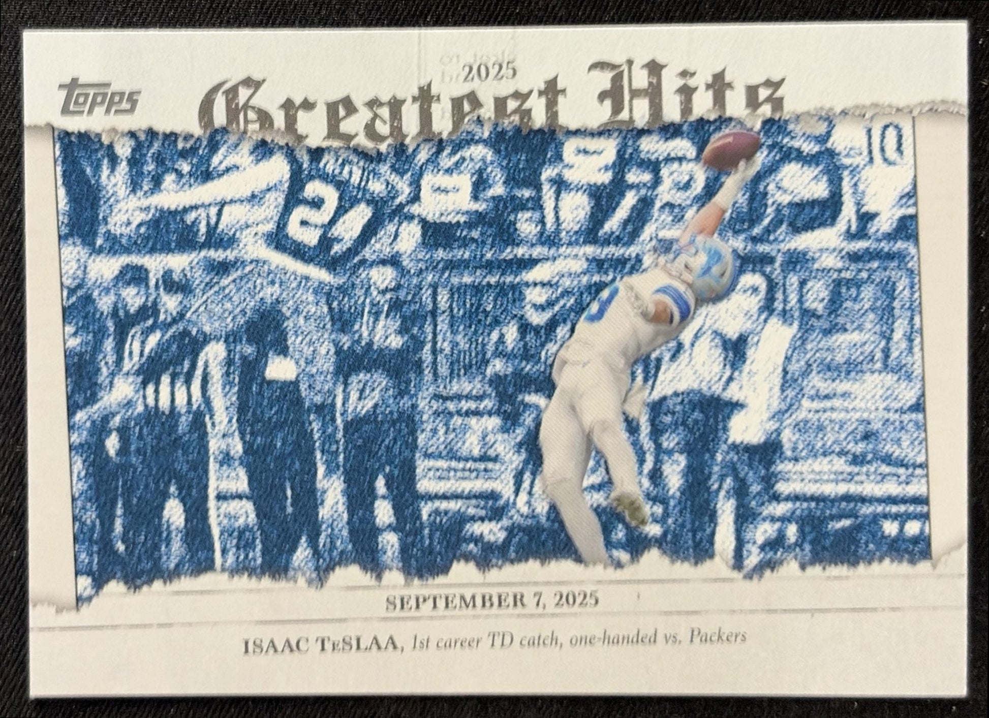 Isaac TeSlaa 2026 Topps 2025 Greatest Hits Lions front