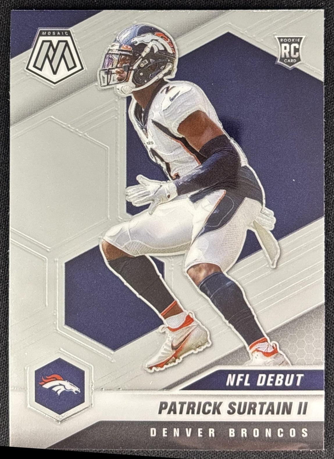 Patrick Surtain II 2021 Panini Mosaic Broncos front