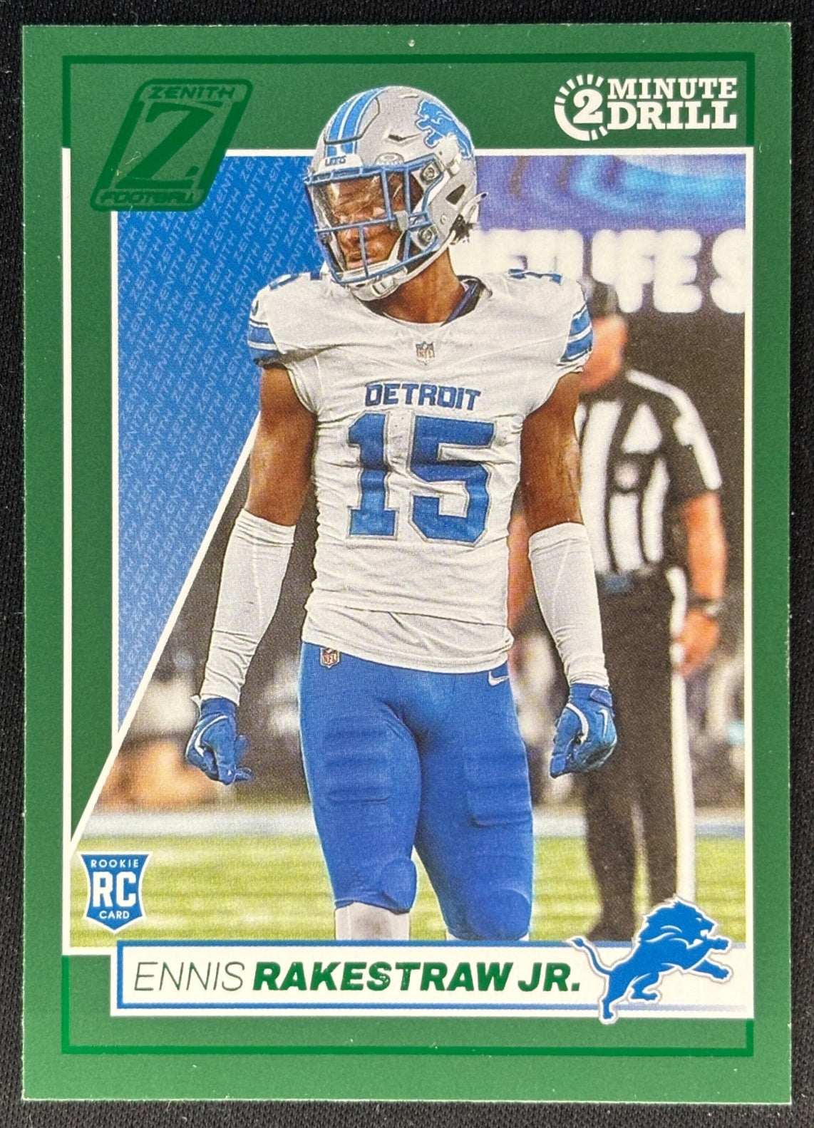 Ennis Rakestraw Jr. 2024 Zenith Two Minute Drill Lions Football