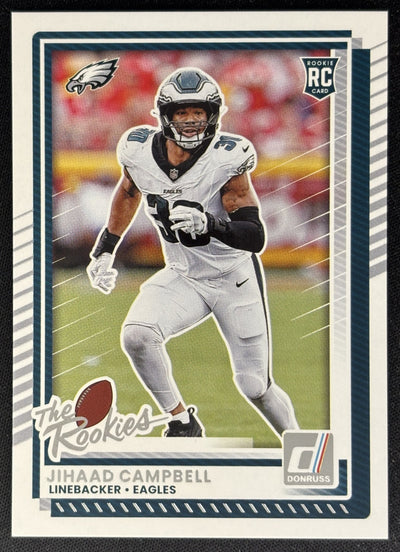 Jihaad Campbell 2025 Panini Donruss Rookies & Highlights Eagles Sports Trading Cards